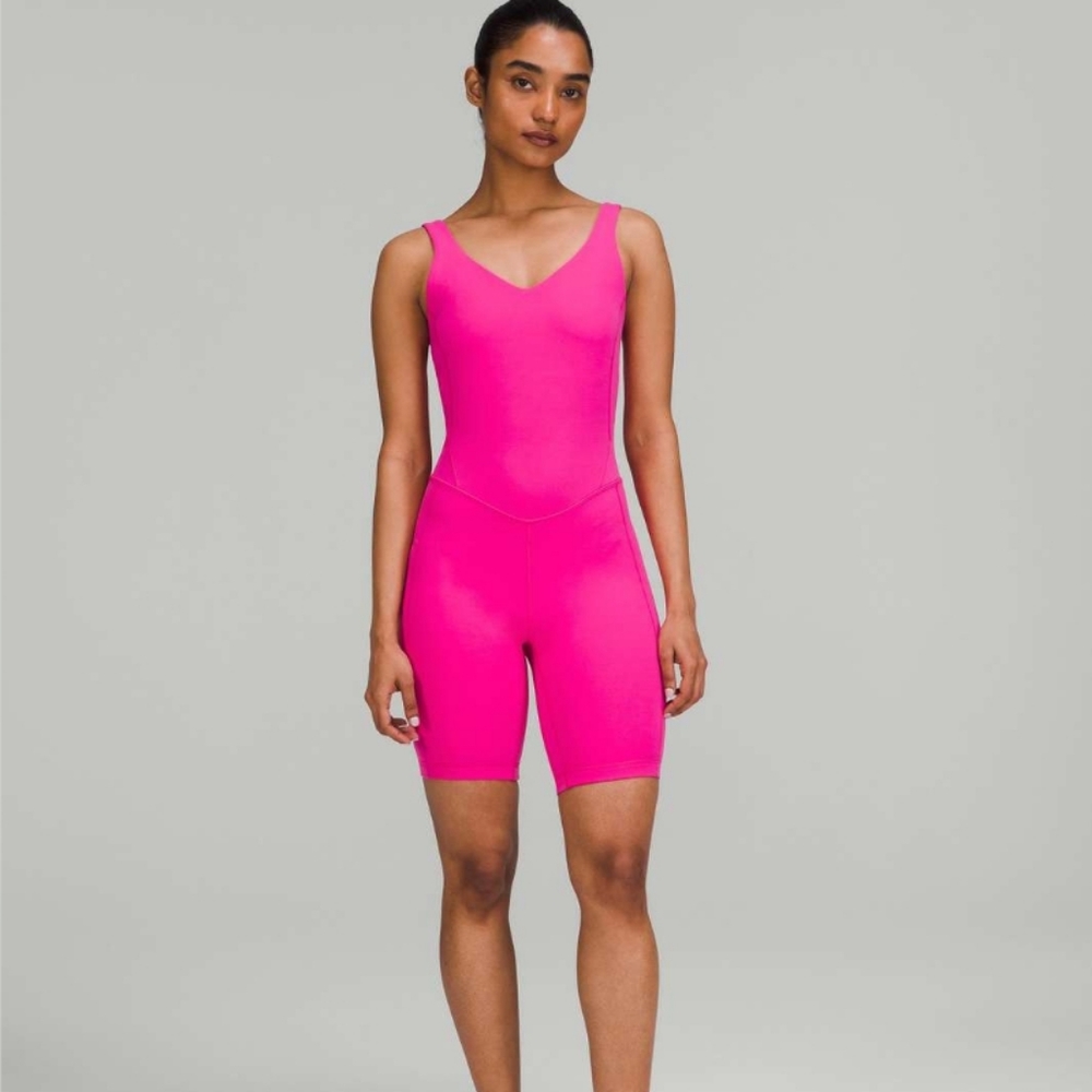 Lululemon Align Onesie 8" Sonic Pink
